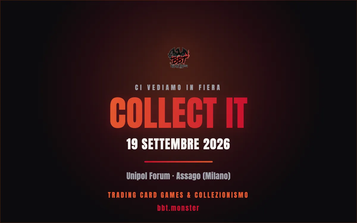 Collect IT Milano 2026 — BBT presente: 19 settembre, Unipol Forum, Assago (Milano)