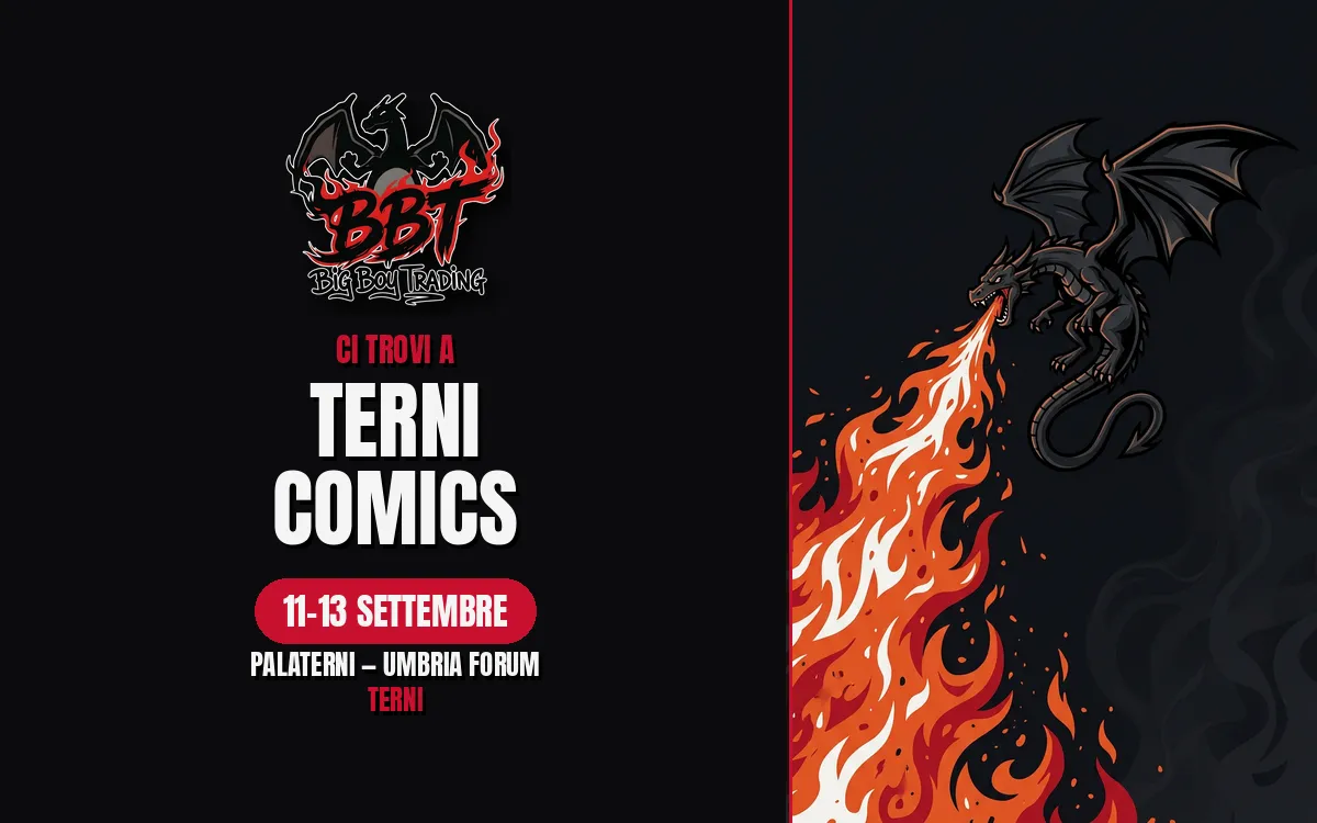 Terni Comics 2026 — BBT attending: 11-13 September, PalaTerni — Umbria Forum, Terni